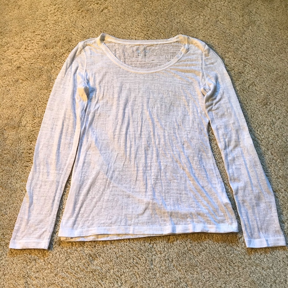 Maurices Long Sleeve Thin Burnout Burn Out Shirt